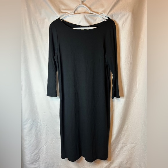 J. Jill Dresses & Skirts - NWT! J.JILL Wearever Easy Pleat-Back Dress BLACK CREAM SIZE SMALL $99